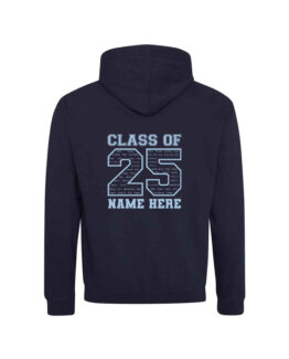 ST A. Leavers Navy/Sky Hoodie